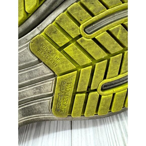 Wolverine Bolt Durashocks Men's US 9.5M CarbonMax Work Shoes Steel Gray Sneakers - Picture 11 of 12